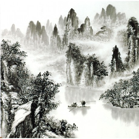 Chinese Landscape Painting - CNAG014077