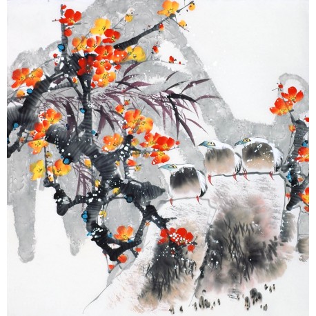 Chinese Flowers&Trees Painting - CNAG014078