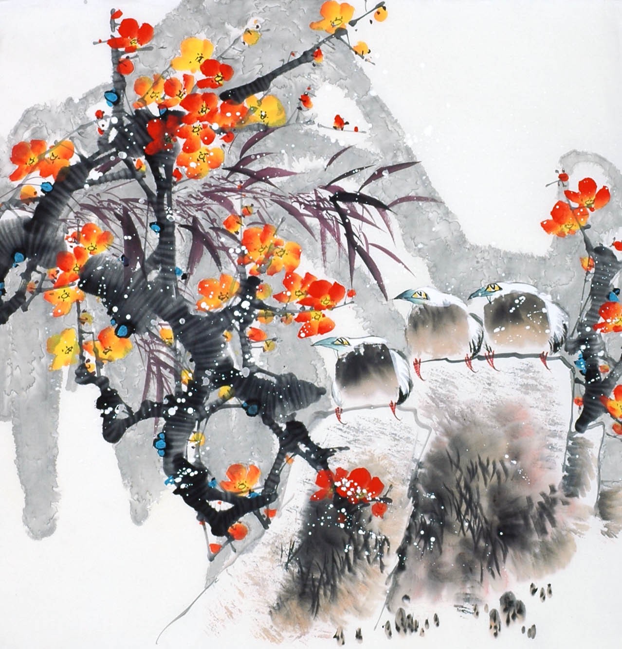 Chinese Flowers&Trees Painting - CNAG014078