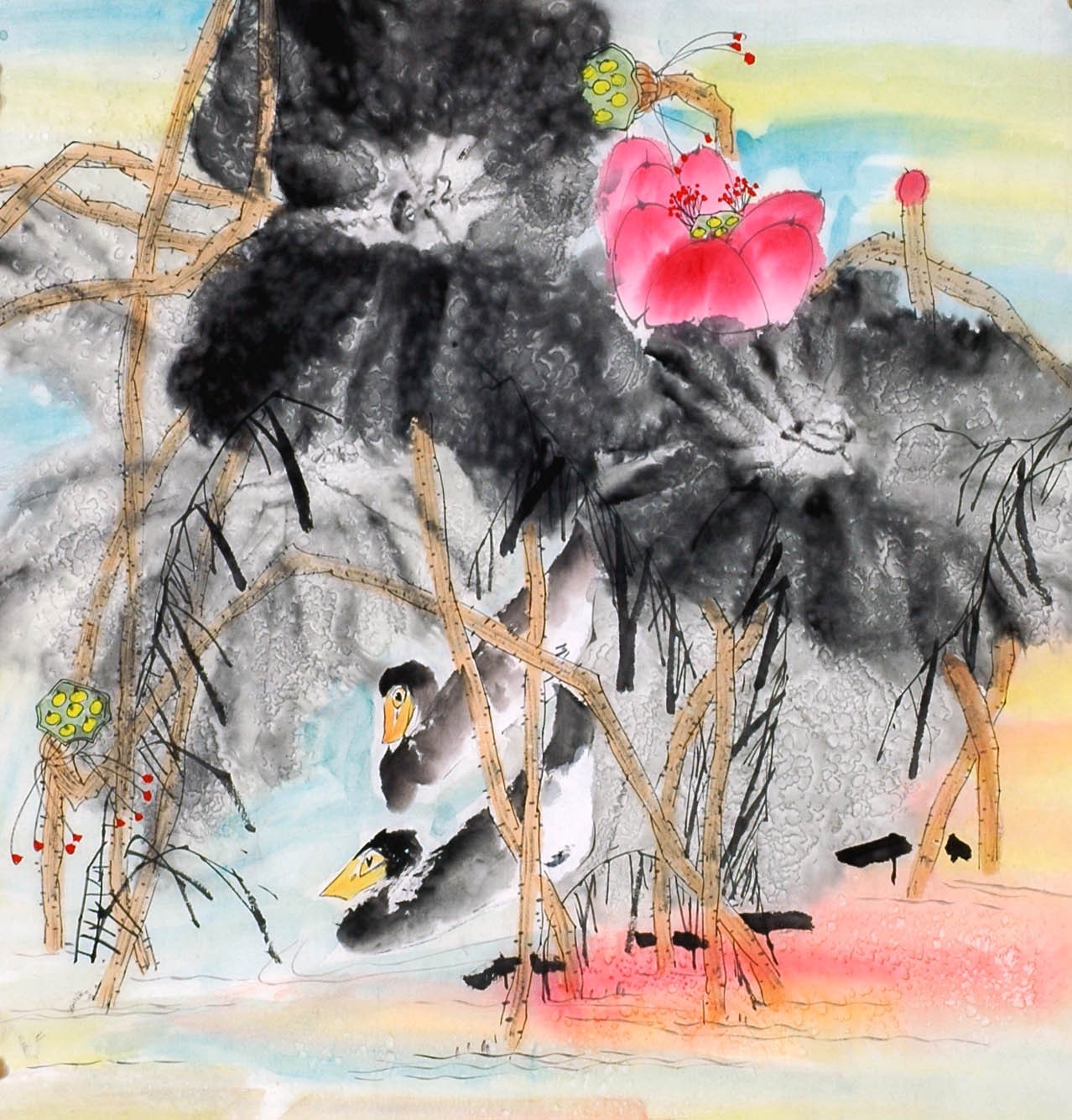 Chinese Flowers&Trees Painting - CNAG014080