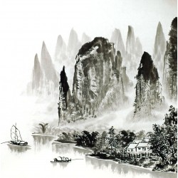Chinese Landscape Painting - CNAG014081