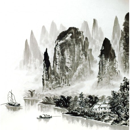 Chinese Landscape Painting - CNAG014081