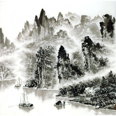 Chinese Landscape Painting - CNAG014082