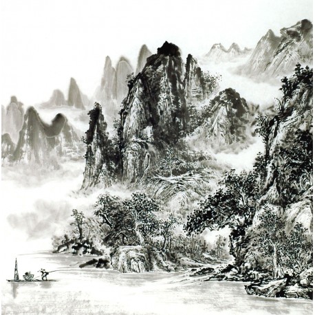 Chinese Landscape Painting - CNAG014087
