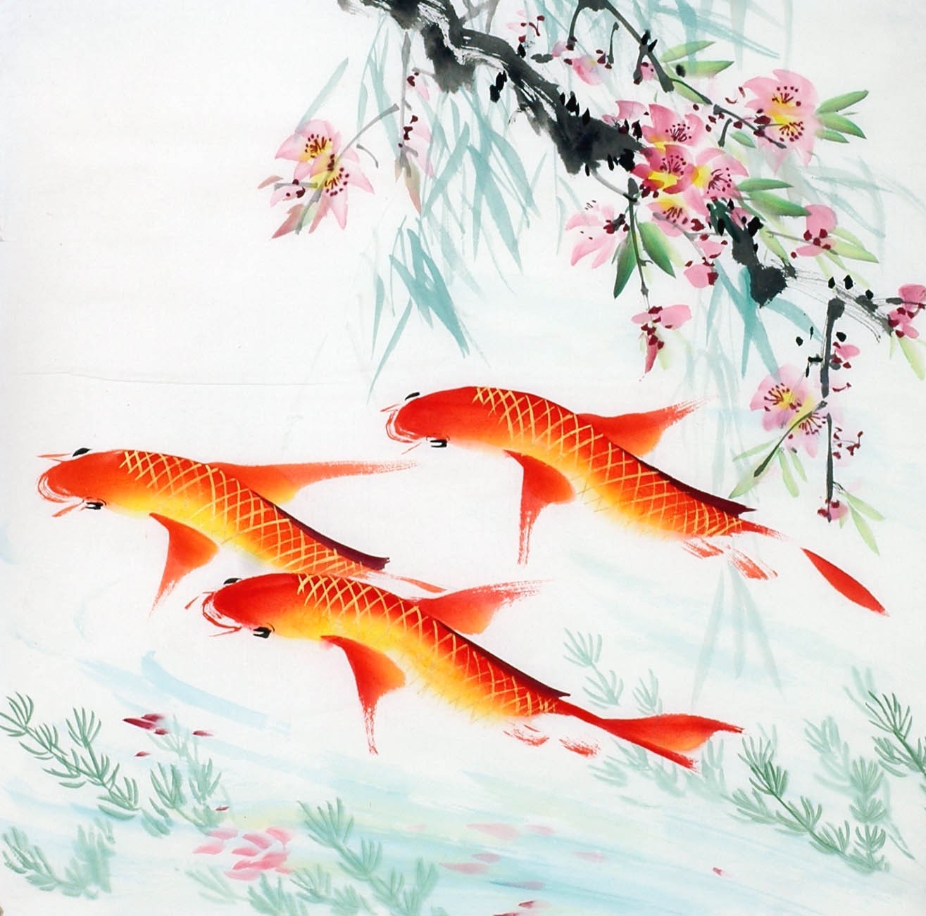 Chinese Flowers&Trees Painting - CNAG014089