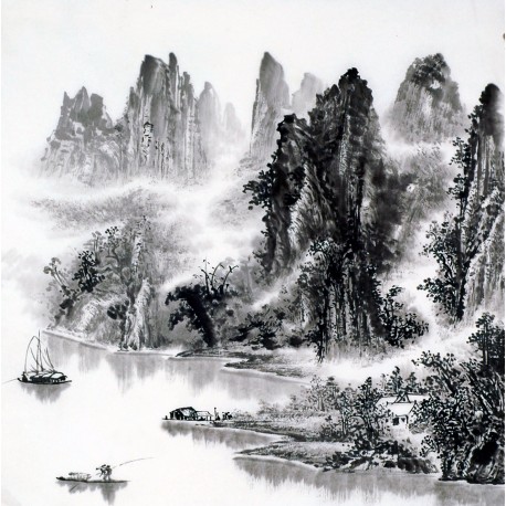 Chinese Landscape Painting - CNAG014092
