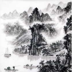 Chinese Landscape Painting - CNAG014094