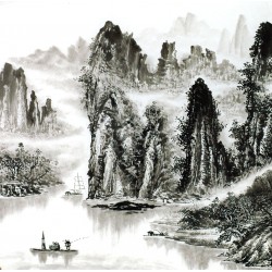 Chinese Landscape Painting - CNAG014095