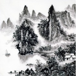 Chinese Landscape Painting - CNAG014096