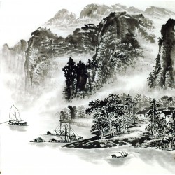 Chinese Landscape Painting - CNAG014098