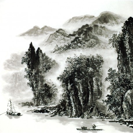Chinese Landscape Painting - CNAG014099