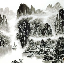 Chinese Landscape Painting - CNAG014101