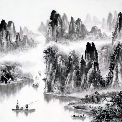 Chinese Landscape Painting - CNAG014102