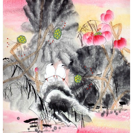 Chinese Flowers&Trees Painting - CNAG014104