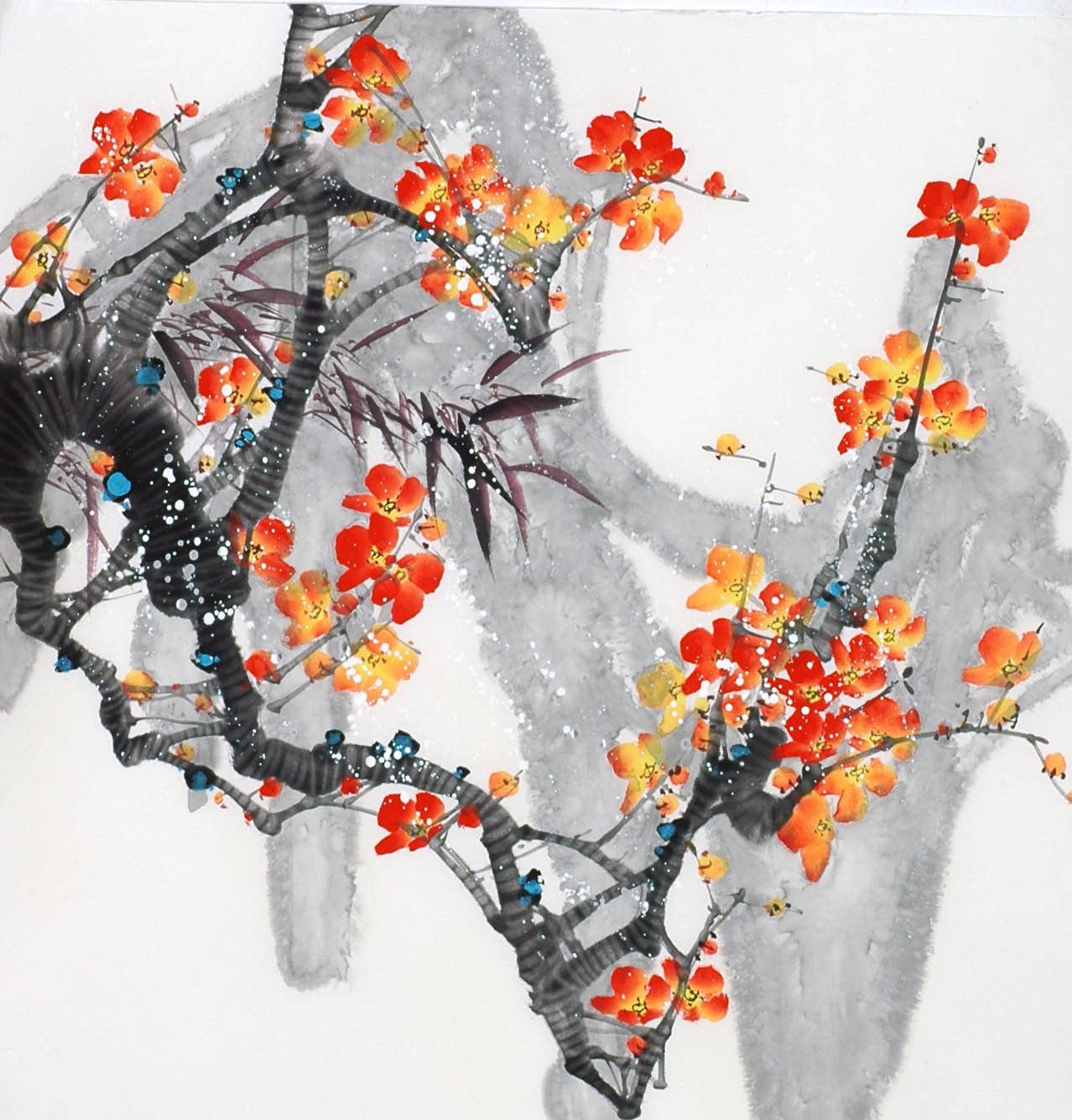 Chinese Flowers&Trees Painting - CNAG014105