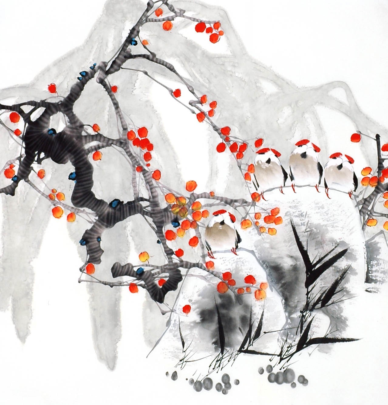 Chinese Flowers&Trees Painting - CNAG014106