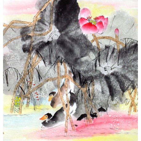 Chinese Flowers&Trees Painting - CNAG014107