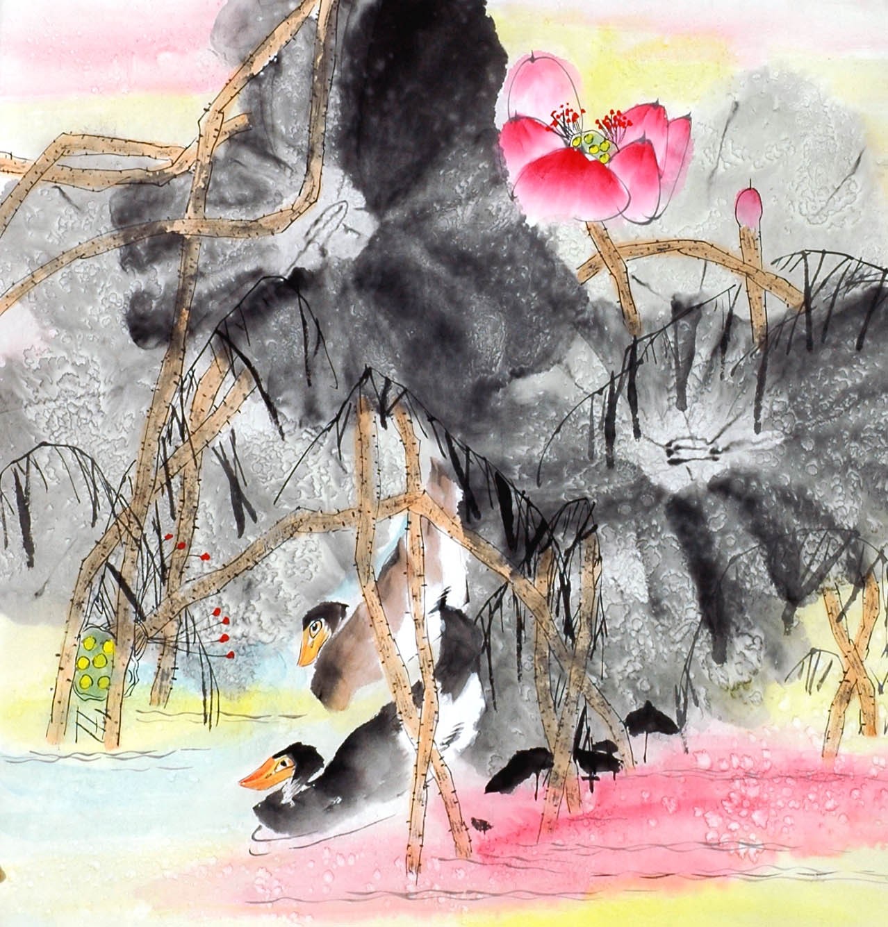 Chinese Flowers&Trees Painting - CNAG014107