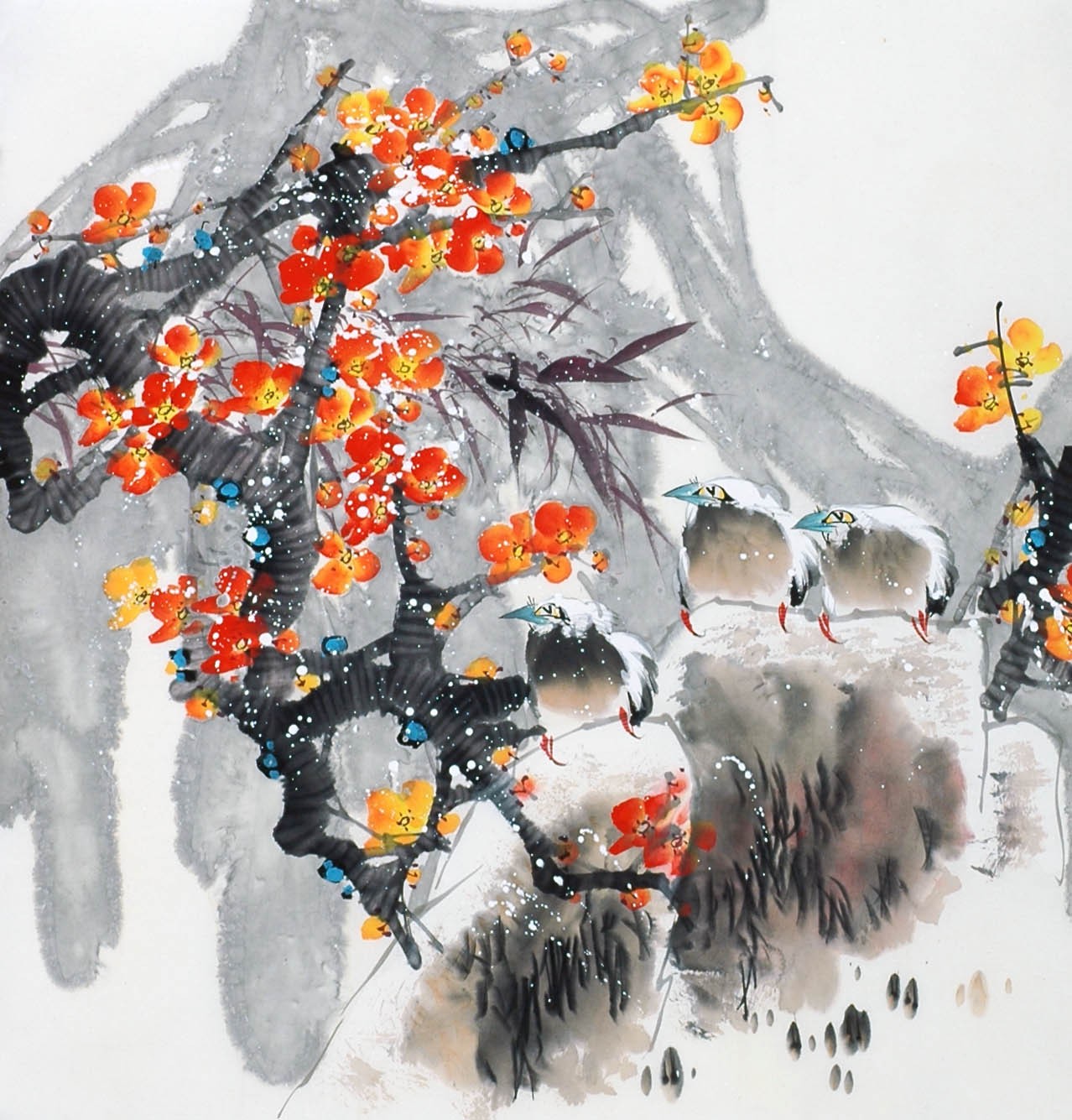 Chinese Flowers&Trees Painting - CNAG014110