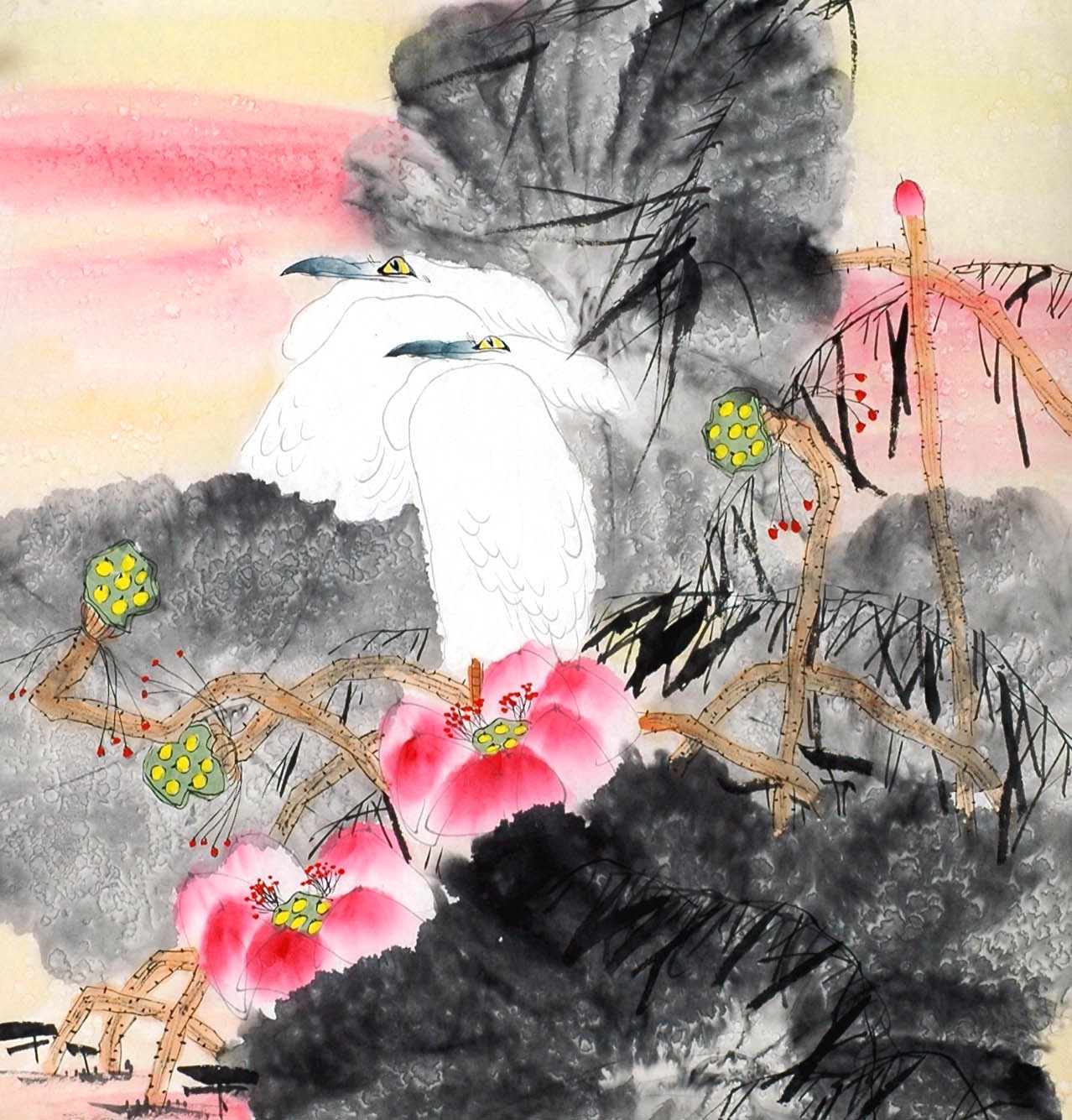 Chinese Flowers&Trees Painting - CNAG014111