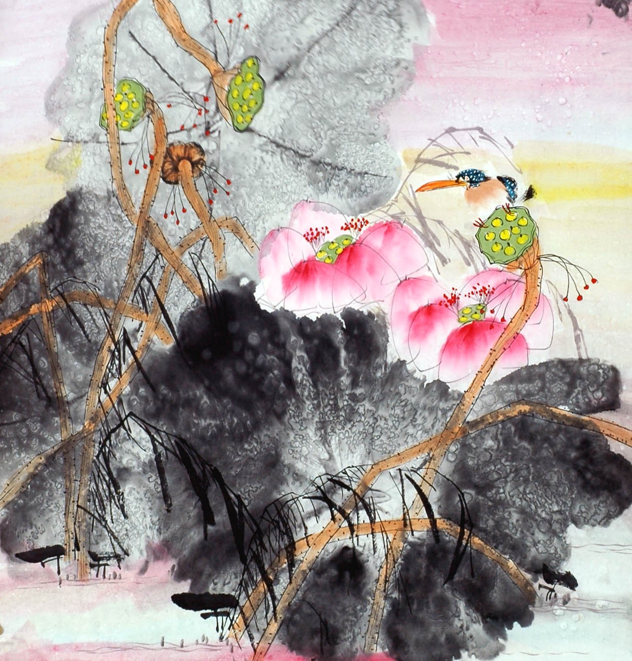 Chinese Flowers&Trees Painting - CNAG014113