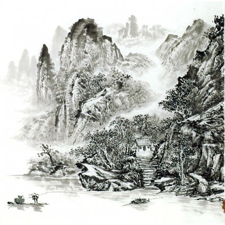 Chinese Landscape Painting - CNAG014116