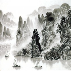 Chinese Landscape Painting - CNAG014120