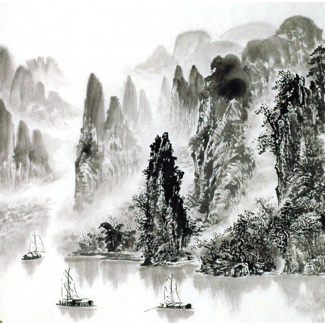 Chinese Landscape Painting - CNAG014120
