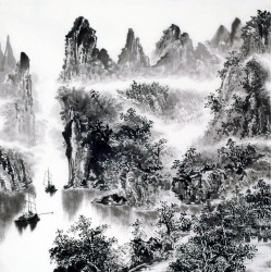 Chinese Landscape Painting - CNAG014122