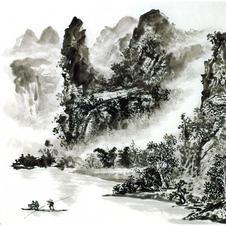 Chinese Landscape Painting - CNAG014124