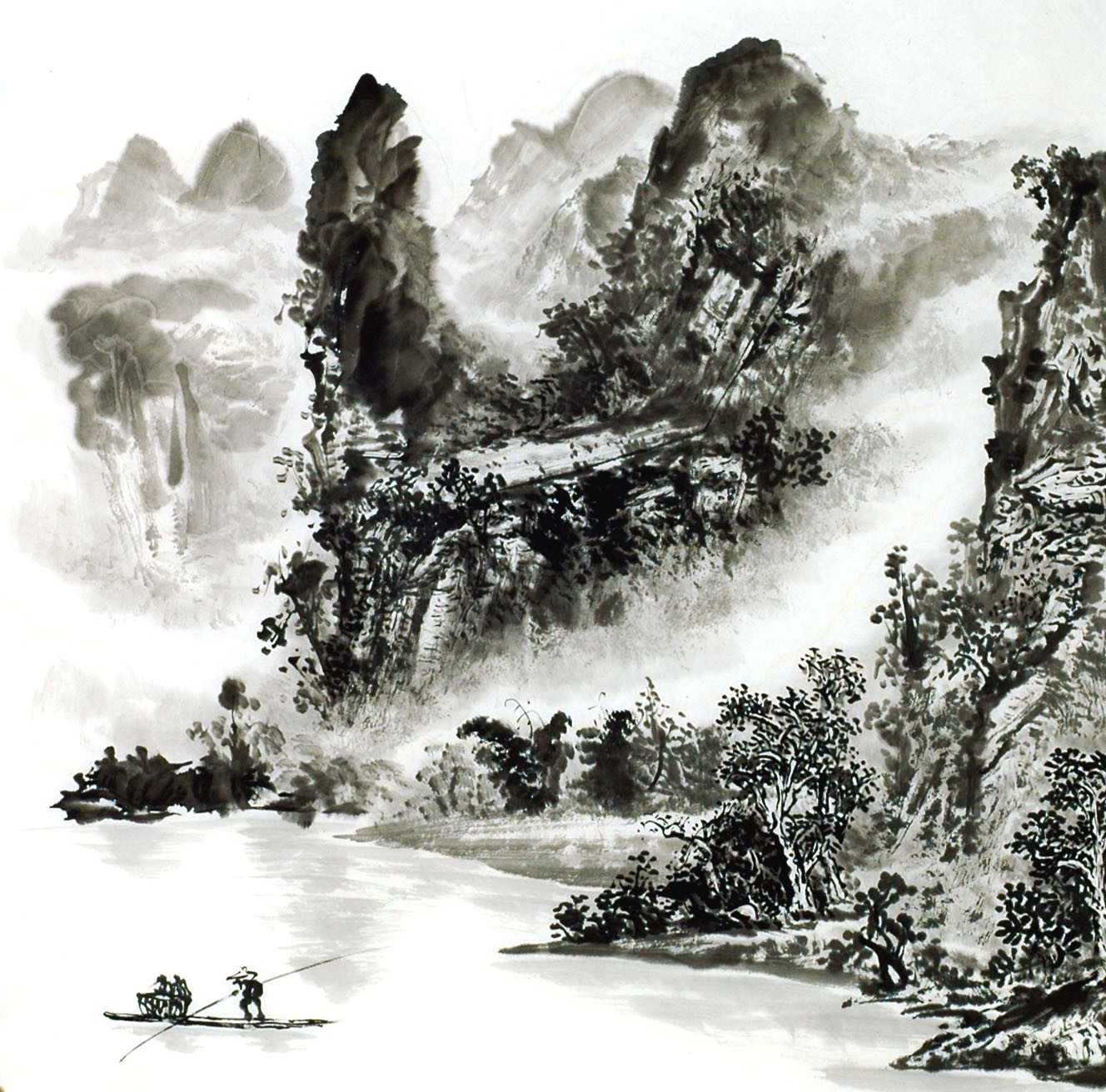 Chinese Landscape Painting - CNAG014124