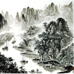 Chinese Landscape Painting - CNAG014125