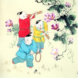 Chinese Figure Painting - CNAG014134