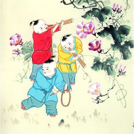 Chinese Figure Painting - CNAG014134