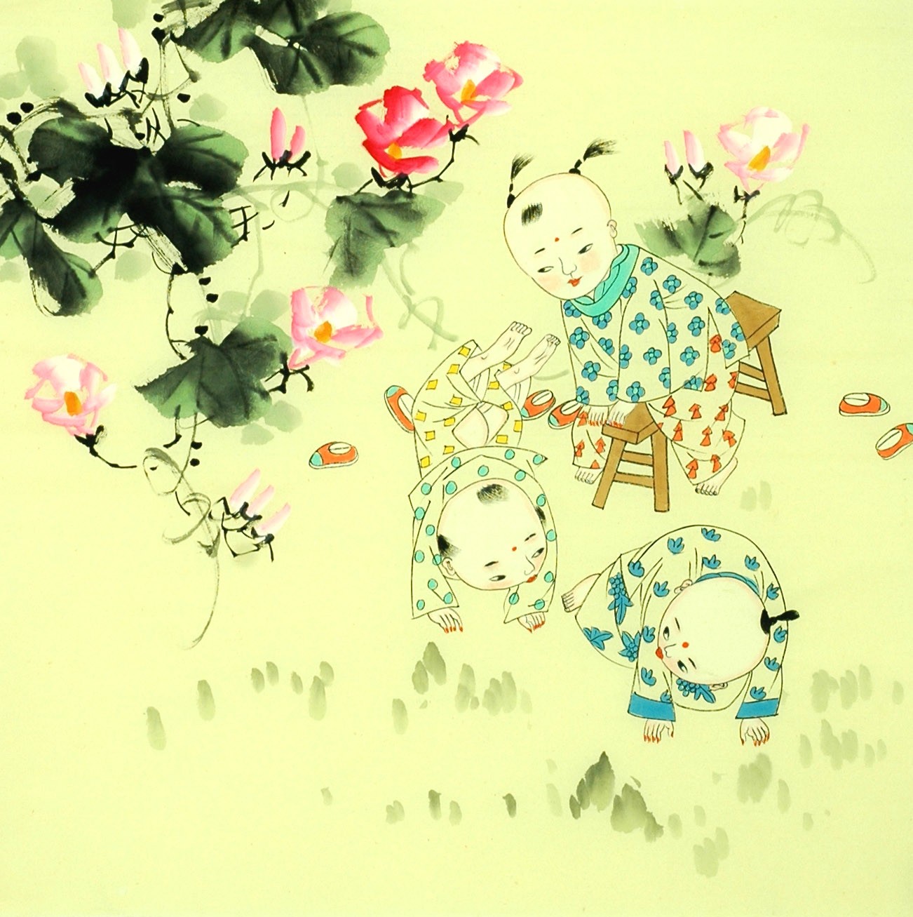 Chinese Figure Painting - CNAG014142