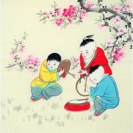 Chinese Figure Painting - CNAG014147