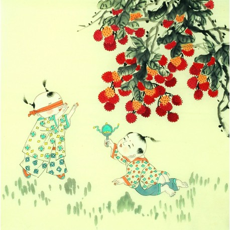 Chinese Figure Painting - CNAG014148