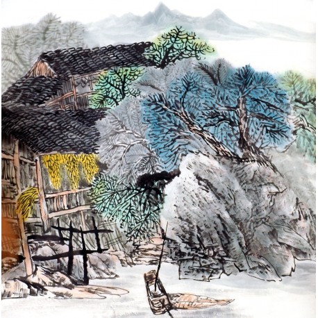 Chinese Landscape Painting - CNAG014149