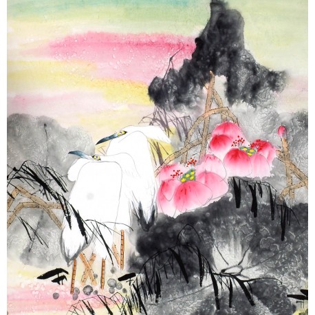 Chinese Flowers&Trees Painting - CNAG014150