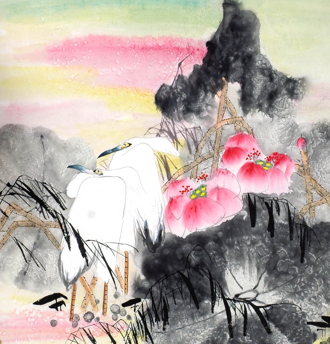 Chinese Flowers&Trees Painting - CNAG014150