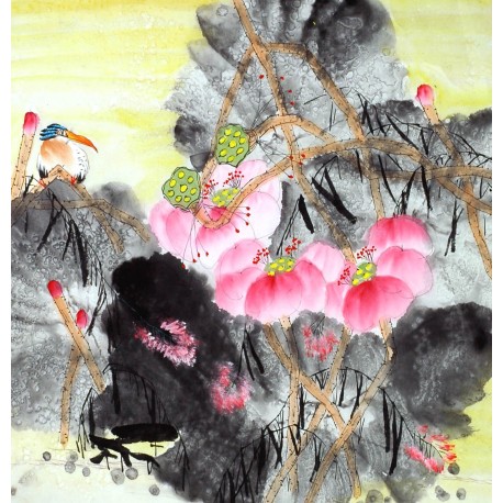 Chinese Flowers&Trees Painting - CNAG014155