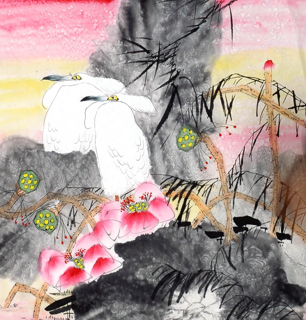 Chinese Flowers&Trees Painting - CNAG014157