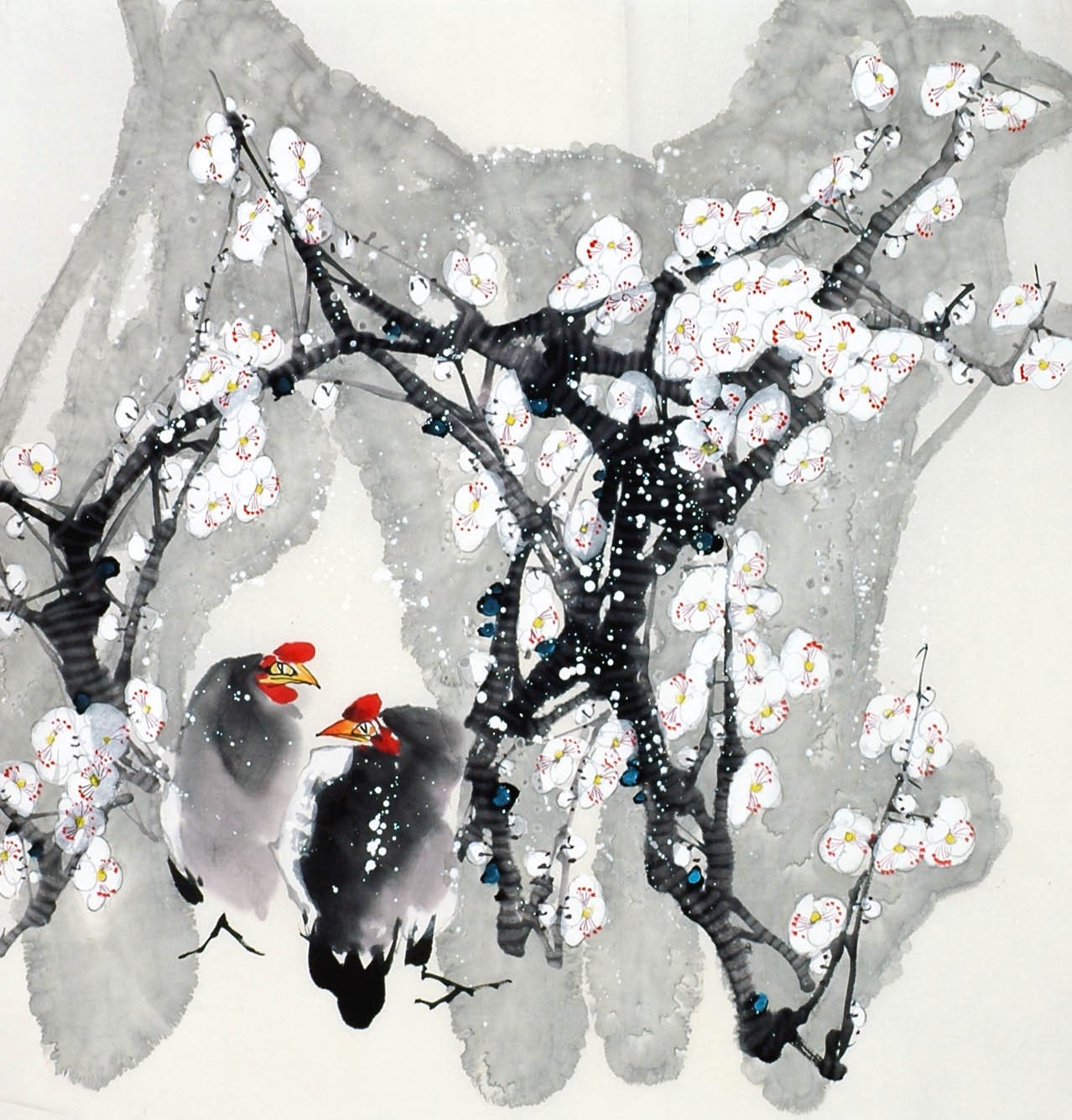 Chinese Flowers&Trees Painting - CNAG014159