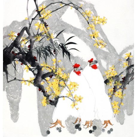 Chinese Flowers&Trees Painting - CNAG014160