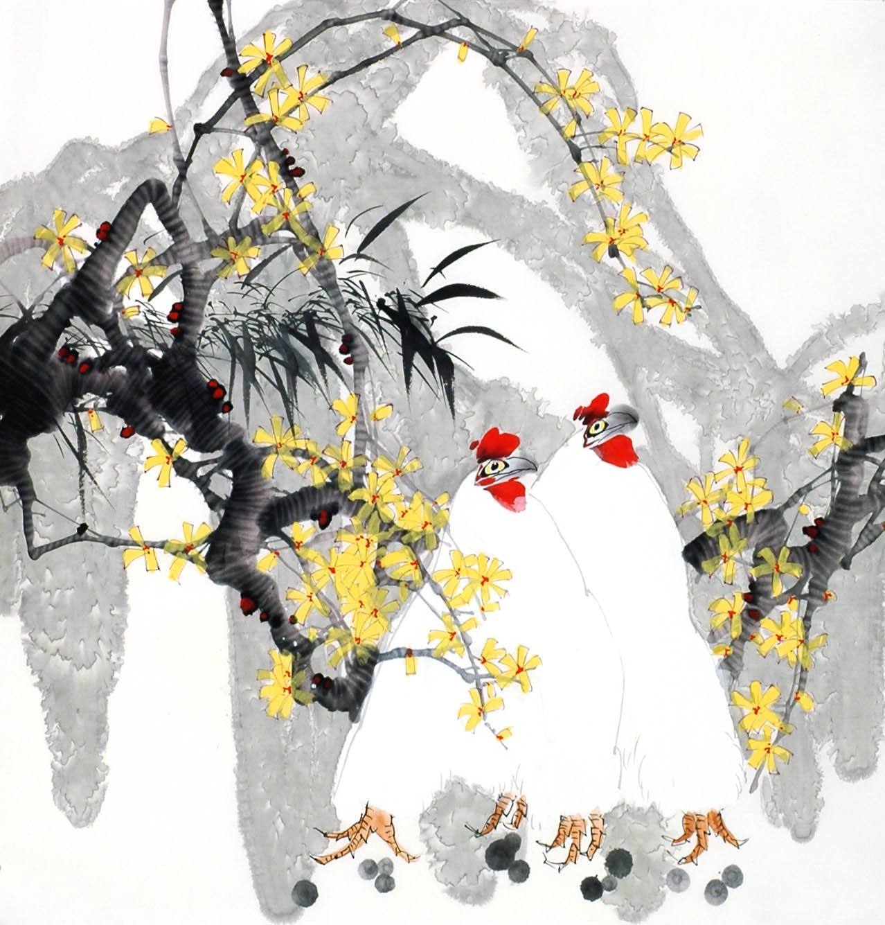 Chinese Flowers&Trees Painting - CNAG014160