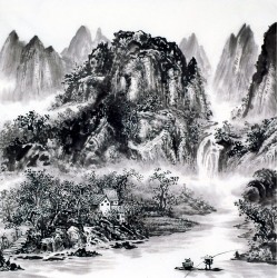 Chinese Landscape Painting - CNAG014164