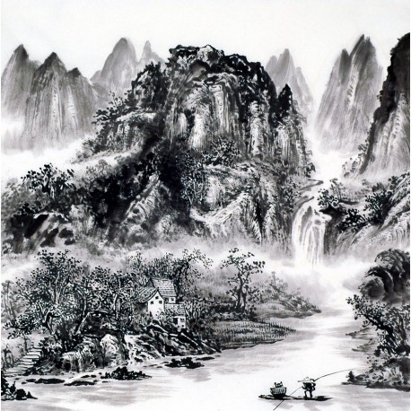 Chinese Landscape Painting - CNAG014164