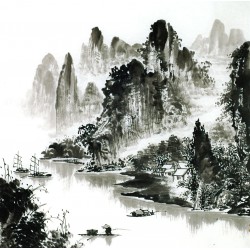 Chinese Landscape Painting - CNAG014166