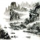 Chinese Landscape Painting - CNAG014168