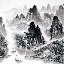 Chinese Landscape Painting - CNAG014170
